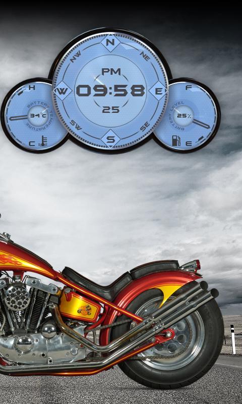 Custom Motorcycle Compass LWP截图2