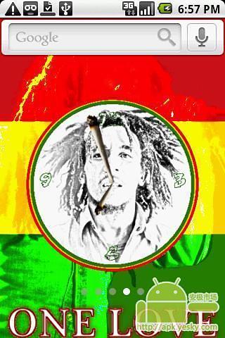 Bob Marley(鲍勃&middot;马利)时钟截图2