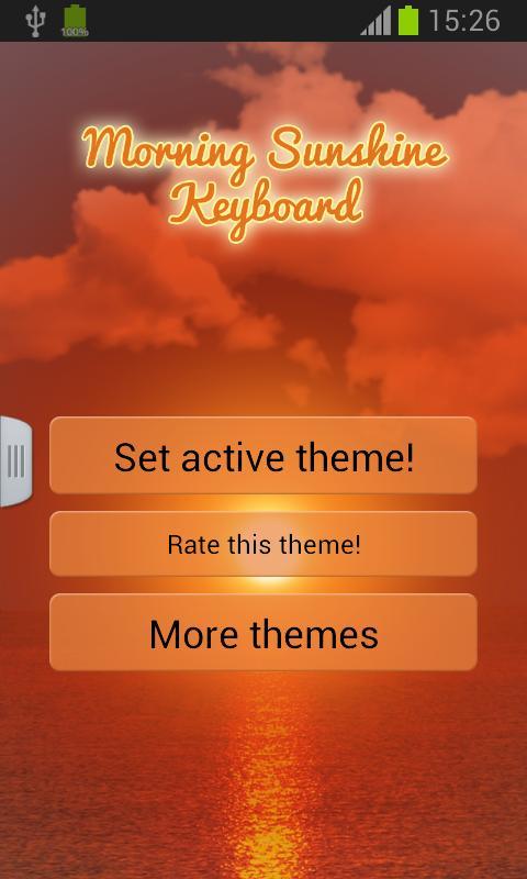 Morning Sunshine Keyboard截图1