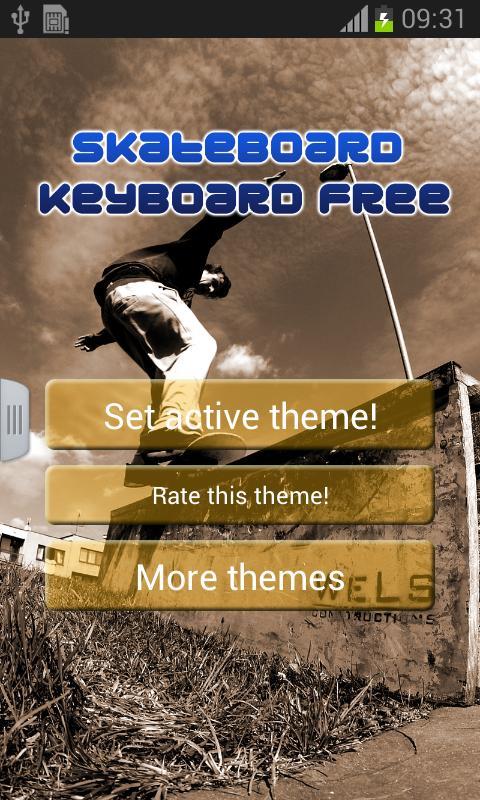 Skateboard Keyboard Free截图1