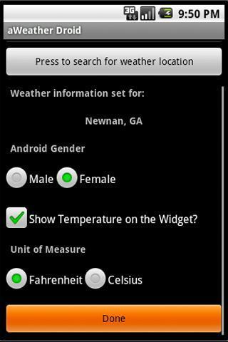 Weather Droid Widget Lite截图4
