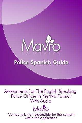 Police Spanish Guide截图4