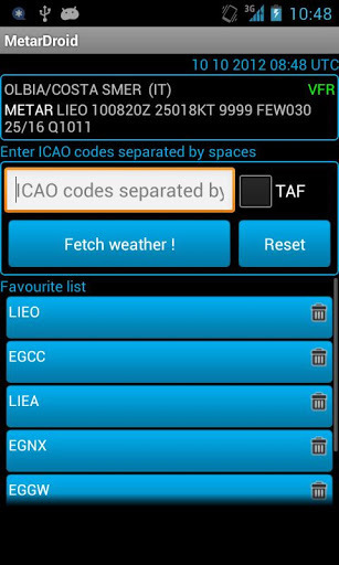 Metar Droid Lite截图1