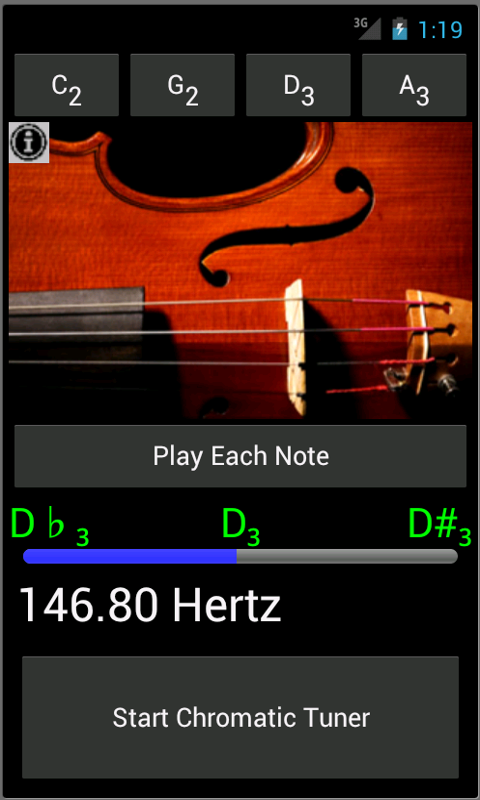 Simple Cello Tuner截图6