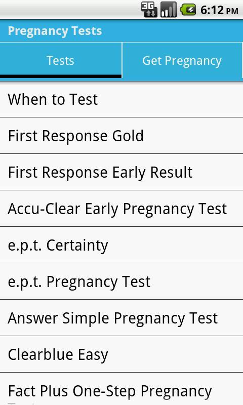 Pregnancy Tests & Tips截图1