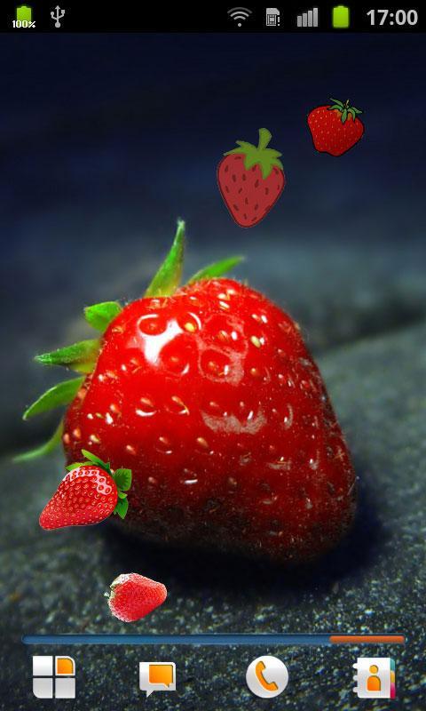 草莓動態壁紙截图1