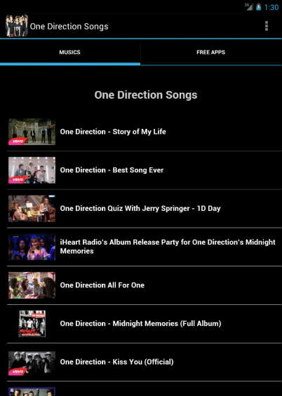 One Direction Songs截图5