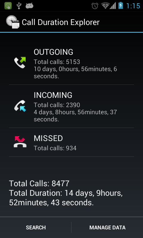 Call Duration Explorer截图1