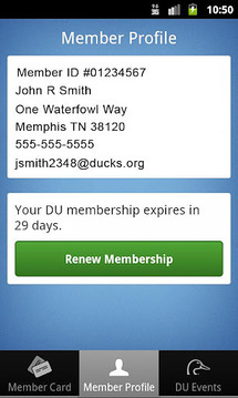Ducks Unlimited Membership App截图