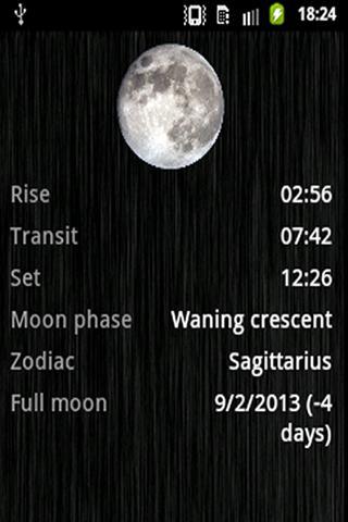 Galileo moon & sun information截图2