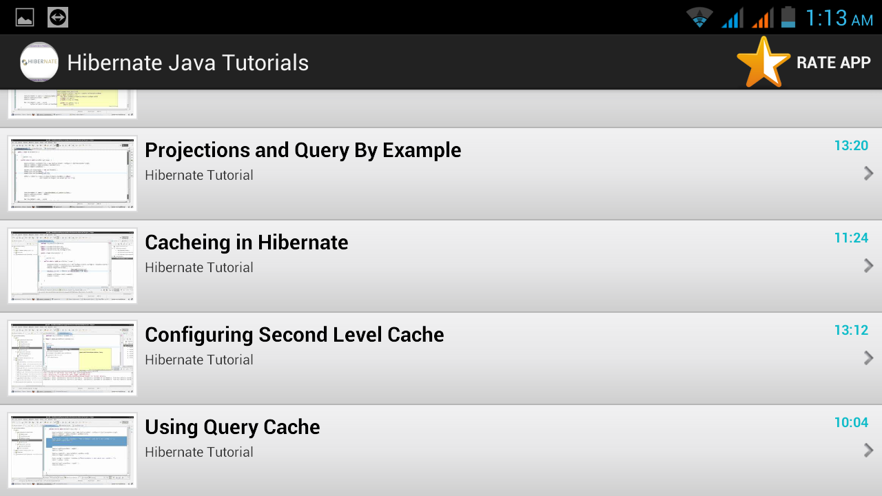 Hibernate Java Tutorials截图6