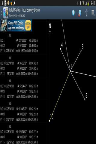 仪地形测量演示截图4