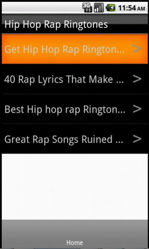 Hip Hop Rap Ringtones截图1