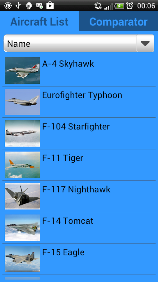 Fighter Aircraft Stats截图1