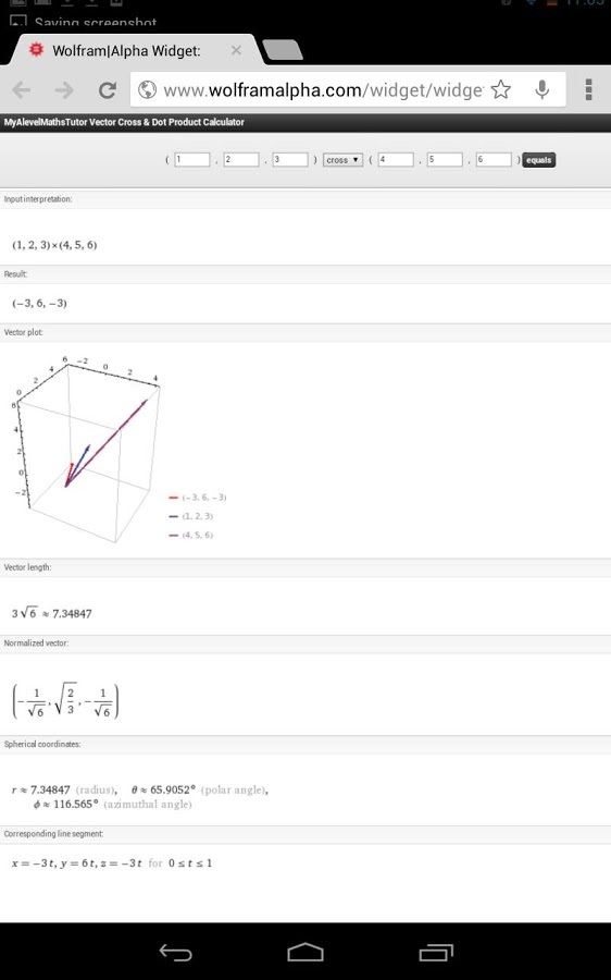 Vector Cross Prod Calculator截图3