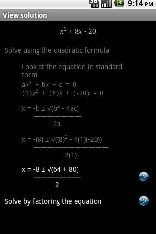 Quadratic Equation Study Guide截图2