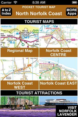 North Norfolk Tourist Map截图1