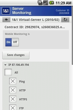 1&1 Server Monitoring截图