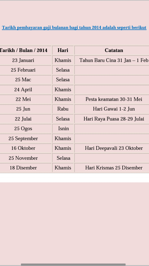 Kalendar 2014 - Malaysia截图4