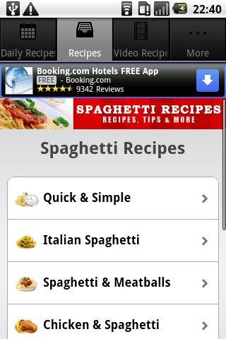 Spaghetti Recipes!截图2