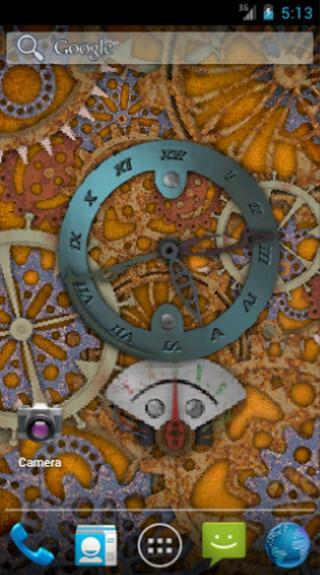 Steampunk Live Wallpaper 01截图2