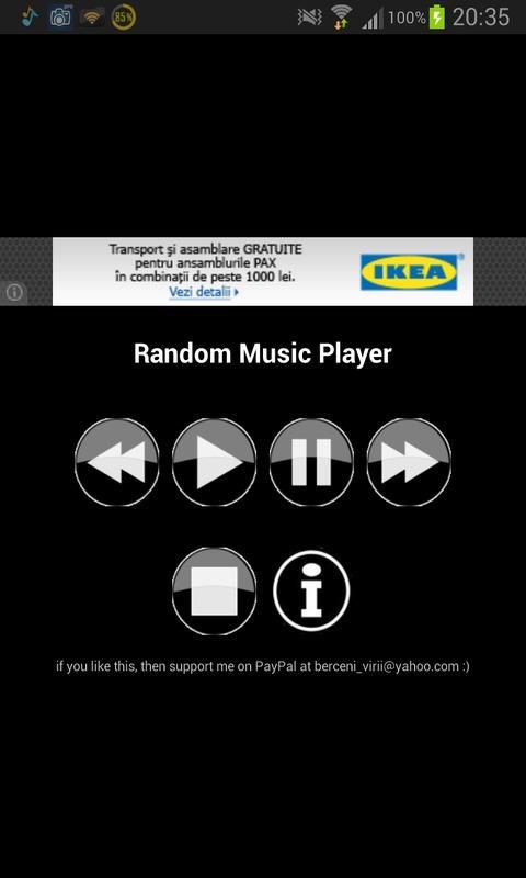 Random music player截图1