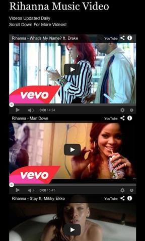 蕾哈娜音乐视频截图2