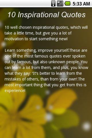 10 Inspirational Quotes截图2