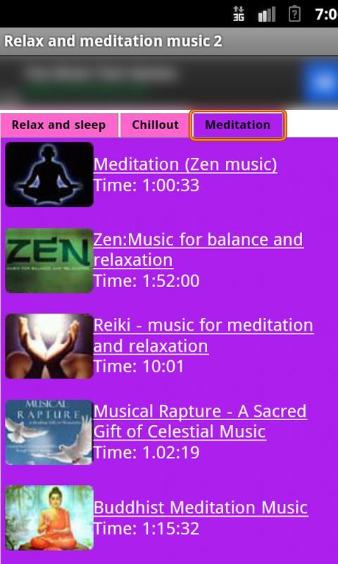 Relax and meditation music 2截图4