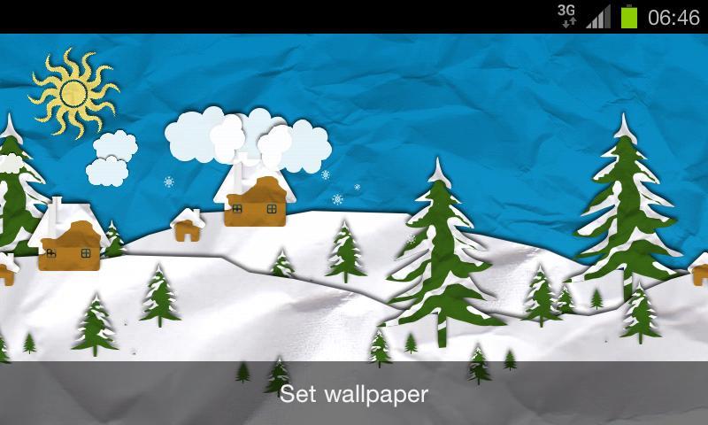 Christmas Paper Live Wallpaper截图2