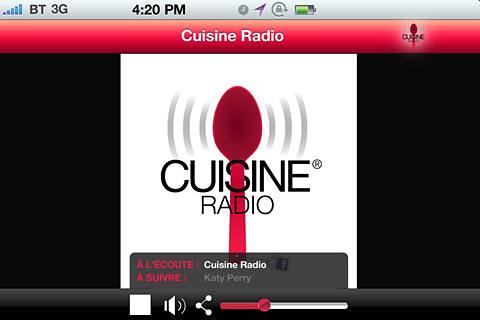 Cuisine Radio截图1