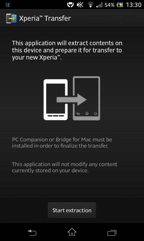 Xperia Transfer截图1