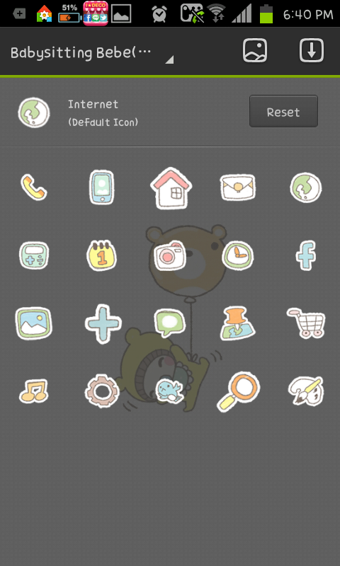 Babysitting go launcher theme截图4