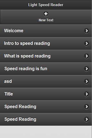 Light Speed Reader Free截图3