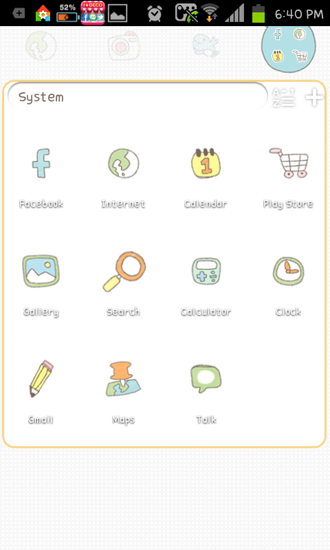 Babysitting go launcher theme截图2