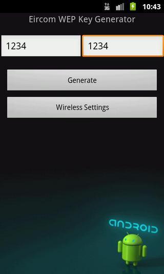 Eircom Wep Key Gen截图1