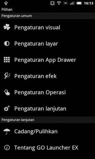 GO LauncherEX Indonesia langua截图1
