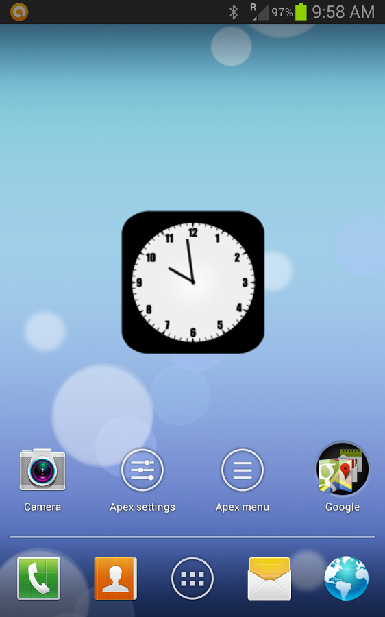 iOS 7 Clock Widget Pack Free截图4
