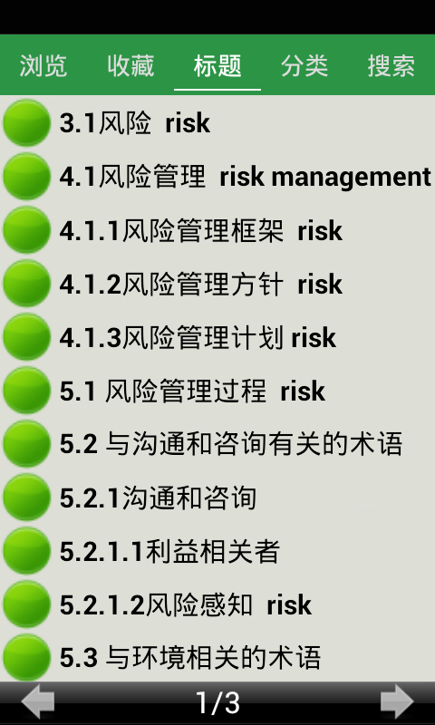 风险管理术语截图3