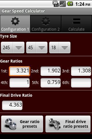 Gear Speed Calculator截图1