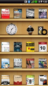 Clock widjet for iBook截图