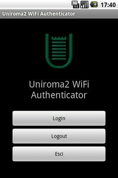 Uniroma2无线上网验证程序截图