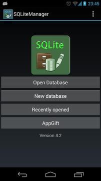 SQLite编辑管理器截图