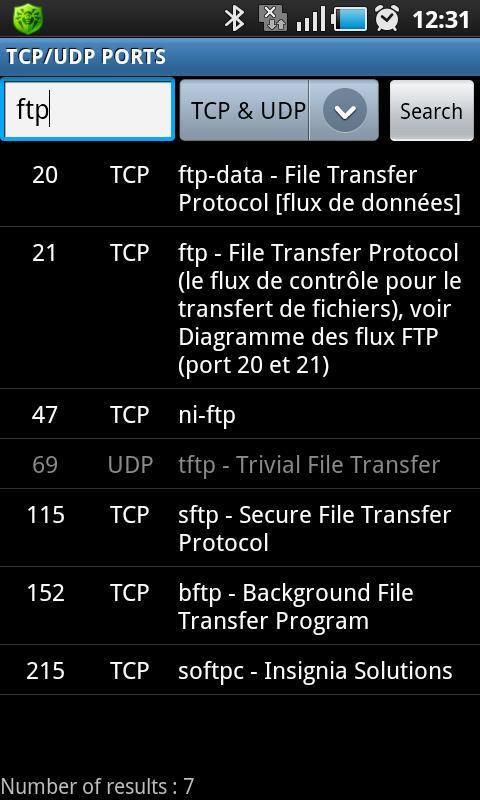 TCP UDP ports截图3