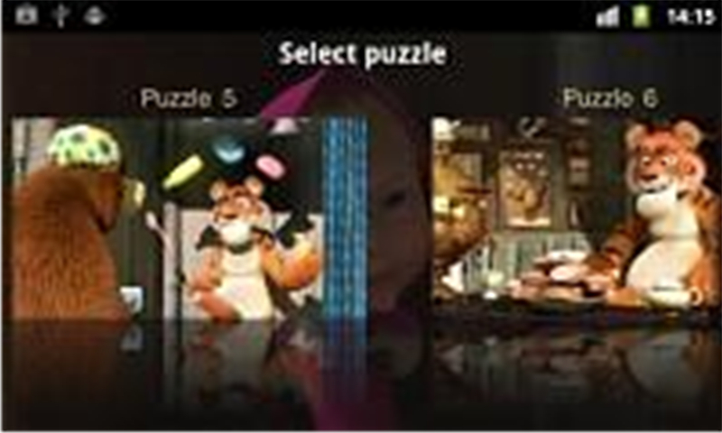 Masha and bear puzzle截图3