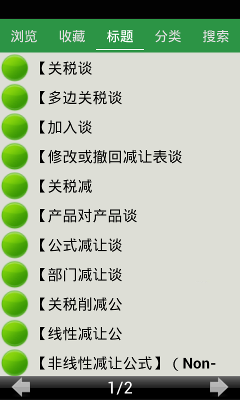 WTO谈判基本术语截图3