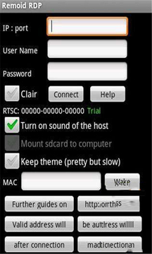 无线连接Remoid RDP截图