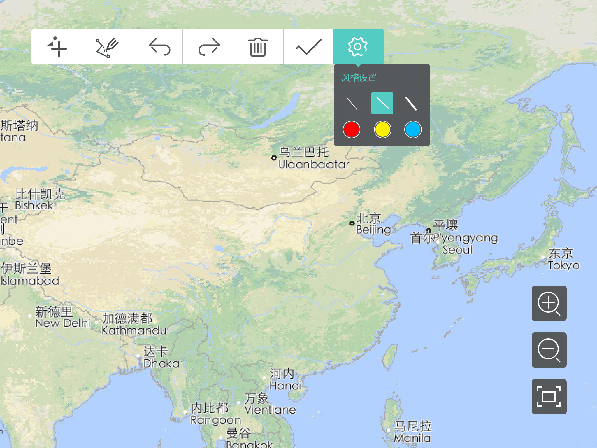 iMobile地图编辑截图3