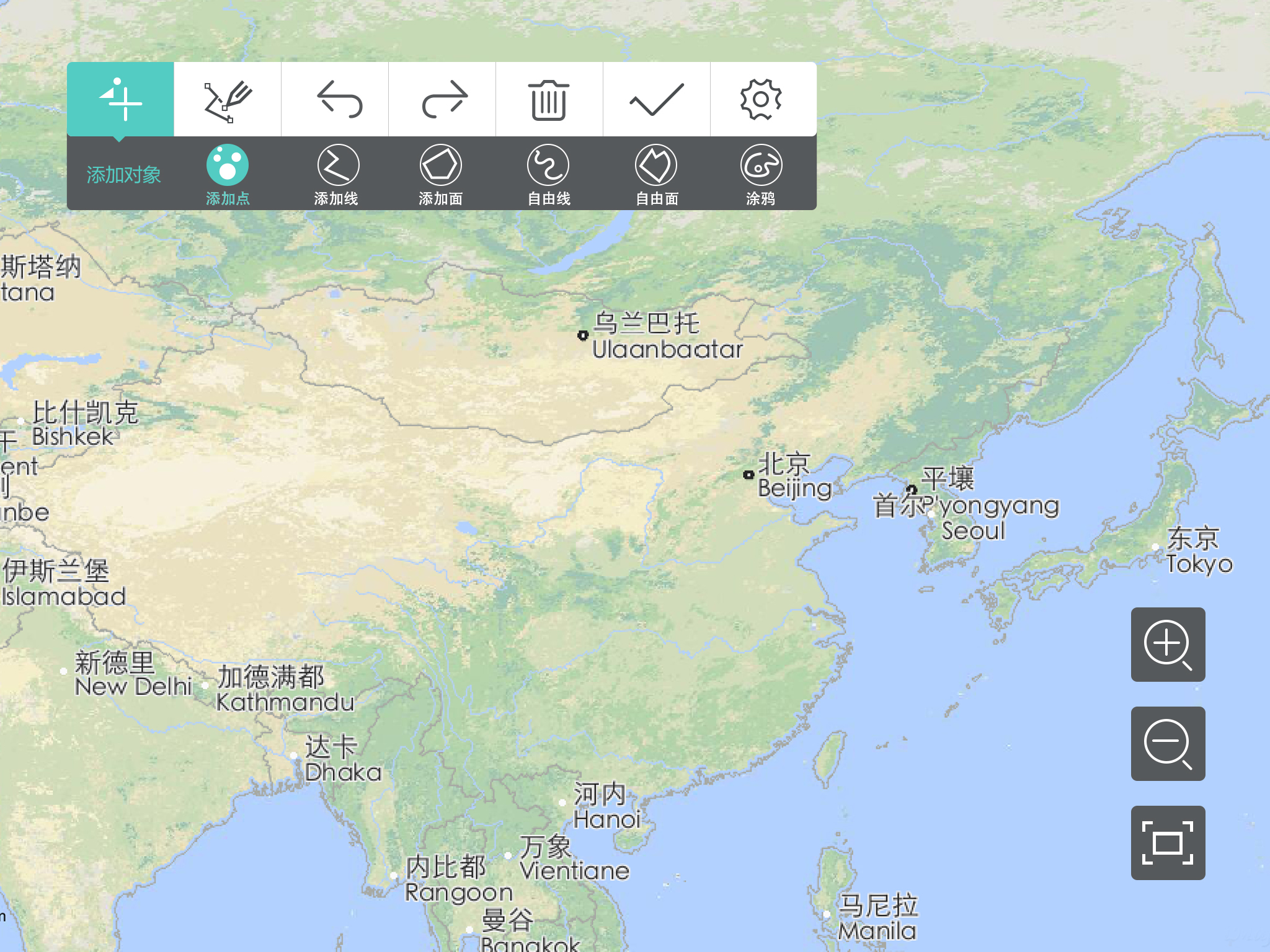 iMobile地图编辑截图1