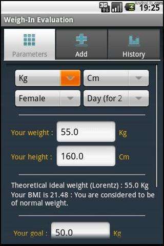 体重计算器截图1